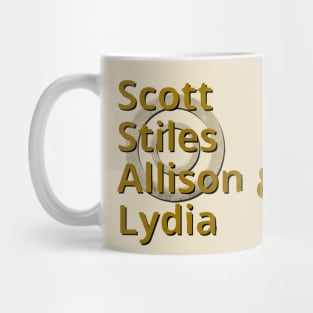 Scott, Stiles, Allison & Lydia Mug